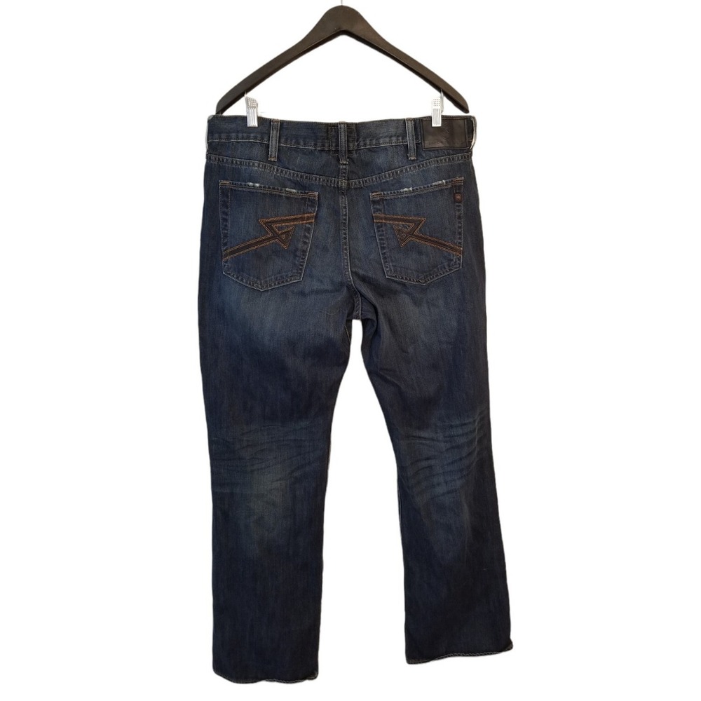 Rock & Republic Henlee Denim Distressed Blue Men's Jeans Size 38x32